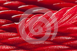 Bright Red Licorice Candy