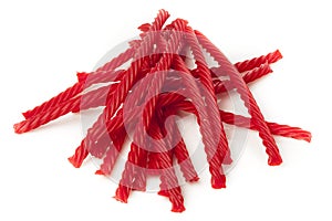 Bright Red Licorice Candy