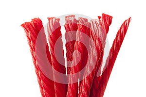 Bright Red Licorice Candy