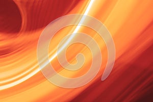 Bright red-orange abstract background with waves