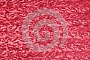 Bright red rayon fabric