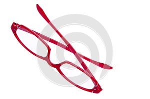 Bright Red Reading Glasses