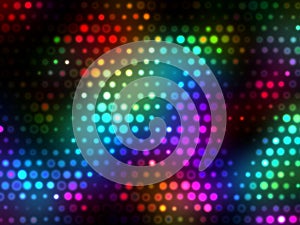 Bright Romantic Spotlight Lights Background - Disco Party LED Projector Design