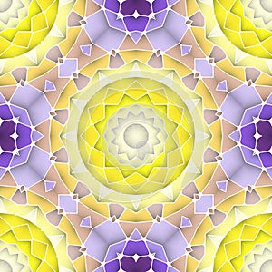 Bright seamless abstract pattern, mandala.