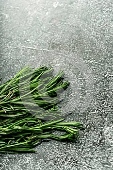 bright smell and rich taste. green rosemary