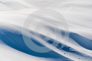 Bright snowdrift background image