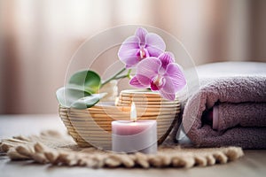 Bright Spa vibe, beauty treatment and wellness background