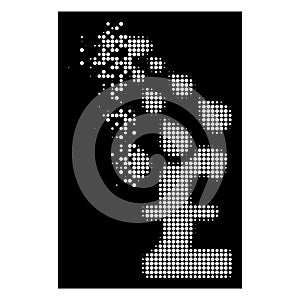 Bright Sparkle Dotted Halftone Pound Shower Icon