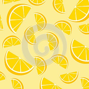 Bright summer background, lemons. Fruit background.
