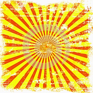 Bright Sunburst Grunge