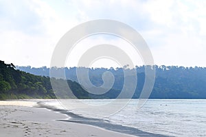 Bright Sunny Day at Serene Calm Beach, Radhanagar Beach, Andaman & Nicobar Islands, India