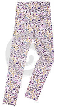 Bright sweatpants. Isolated on a white background