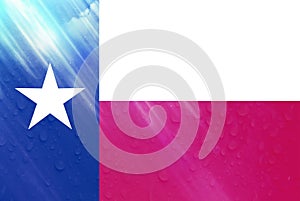 Bright Texas State Flag