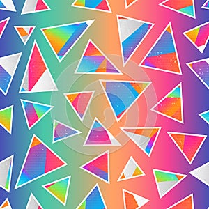 Bright triangle pattern