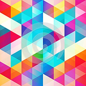 Bright triangle seamless pattern