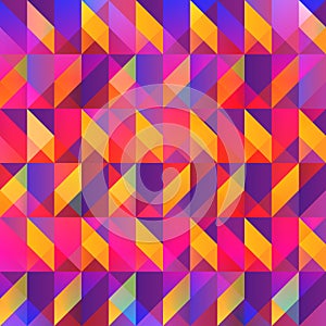 Bright triangles pattern