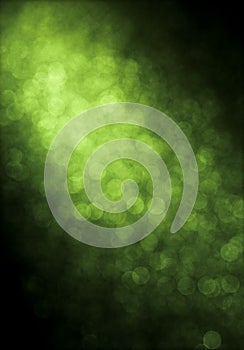 Bright unfocused green abstract bokeh background