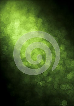 Bright unfocused green abstract bokeh background photo