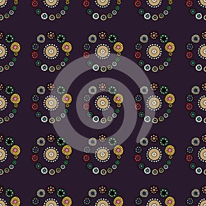 Bright Varicolored seamless pattern background.