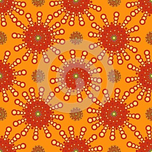 Bright Varicolored seamless pattern background.