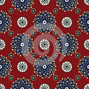 Bright Varicolored seamless pattern background.