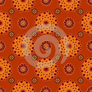 Bright Varicolored seamless pattern background.