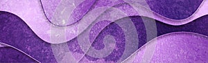 Bright violet grunge waves abstract background