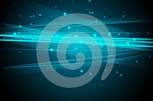 Bright wavy background with lights