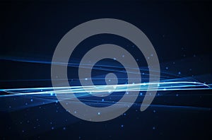 Bright wavy background with lights