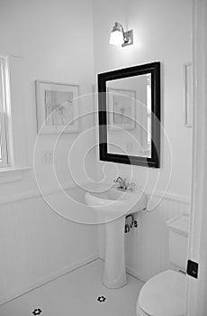 Bright White Bathroom