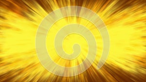 Bright yellow abstract background with rays radiating in different directions from the center . Background animation for