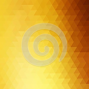 Bright yellow triangular. abstract vectorn background. eps 10 photo
