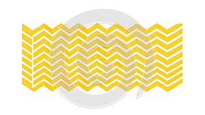 Bright Yellow Zigzag Chevron Pattern, vector design Generative AI