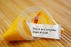 Brighter Days Ahead fortune cookie photo