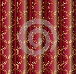 Brighter Ruby silk pattern
