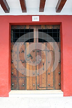 Brightly Colored Cartagena Columbia Home Front Door