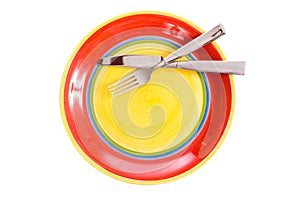 Brightly Colored Dinnerware