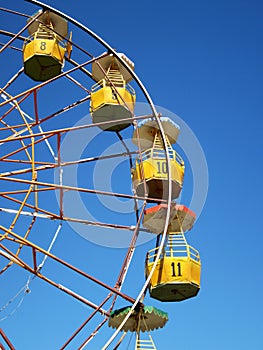 Brightly colored Ferris