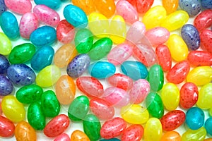 Brightly Colored Jelly Beans