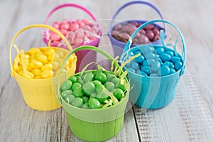 Brightly Colored Jelly Beans for Easter