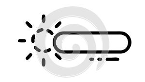 Brightness Control Slider. Display Settings User Interface, vector design Generative AI