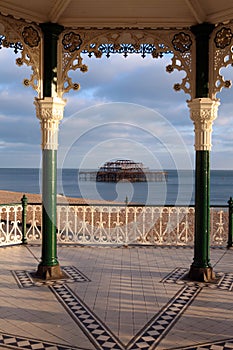 Brighton bandstand pier england