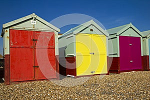 Brighton beach huts