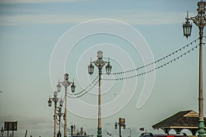 Brighton, England - lamp posts.