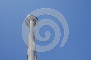 Brighton England tourist attraction the i360 tall structure viewing platform