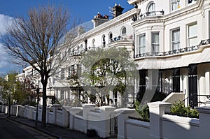 Brighton England - White Terrace Houses