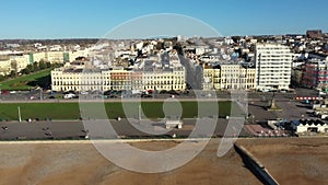 Brighton and Hove Seafront Promenade Aerial