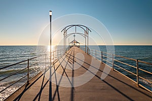 Brighton Jetty at sunset time