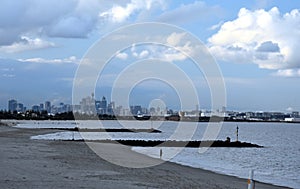 Brighton-le-Sands on a stormy day