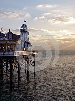 Brighton pier seafront UK